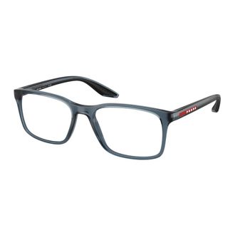 Prada Glasses, male, Blue, Size: 54 MM Stylish Eyeglasses