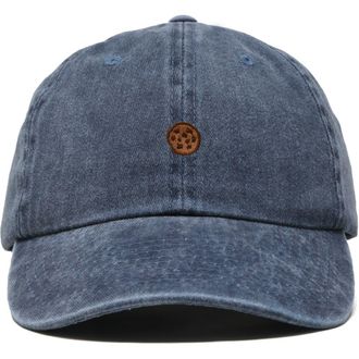Dalix Cookie Dad Cap in Washed Navy Blue at Nordstrom