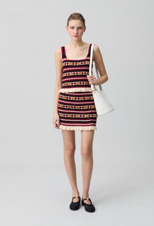 Claudie Pierlot Jupe courte crochet