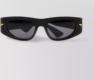 Bottega Veneta acetate and metal embellished oversized sunglasses
