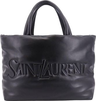 Saint Laurent Tote In Nappa Lambskin