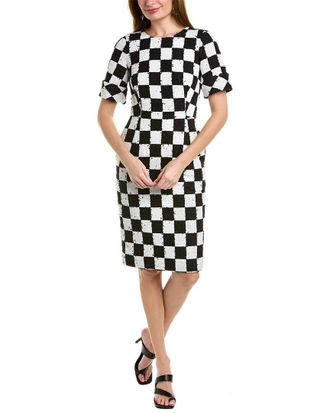 Oscar De La Renta Oscar De La Renta Tweed Sheath Dress