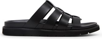 Steve Madden Ankara Sandal BLACK LEATHER