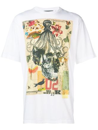 Dsquared2 DSQ2 print T-shirt - White