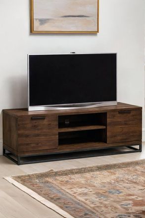 Julian Bowen Brooklyn TV Unit in Dark Brown