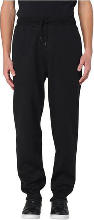 Brunello Cucinelli Broeken, Heren, Zwart, L, Katoen, Blauwe Relaxte Joggers