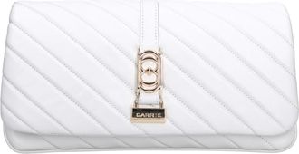 La Carrie Plumar Leren Tas - Dames - Schoudertassen - Wit - ONE Size - Leer - Tassen