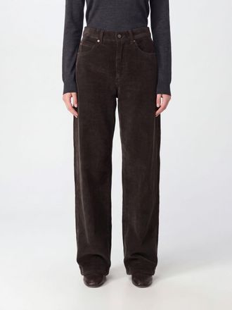 SOEUR Pantaloni wide leg in velluto a coste a cinque tasche