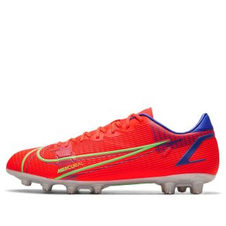 Nike Mecurial Vapor 14 Academy HG Hard Ground Cleats Bright Crimson Indigo Burst CV0970-600