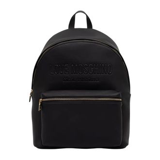 Love Moschino Dames, Tassen, Zwart, Maat: ONE Size Leer