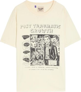 Gallery Dept. Printed Cotton T-shirt - White - L