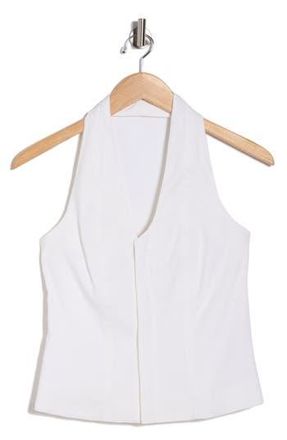 A.L.C. Cora Linen Blend Halter Top in Ecru at Nordstrom Rack, Size 8