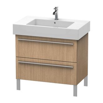 Duravit Duravit X-large Mueble De Pared 6543, 2 Extra&iacute;bles, 800mm Para Vero 032985 (sin Lijar), Color (frente/cuerpo): Decoraci&oacute;n Roble Europeo - Xl654305252