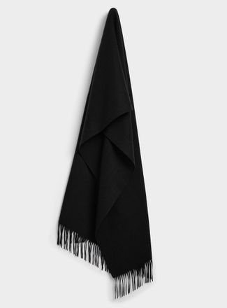 Simons Womens XL wool and cashmere scarf