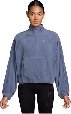 Nike One Thermo-FIT Half-Zip Top Polar Special Womens Workout World Indigo/Work Blue : 2XL (US 20-22), Polyester