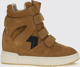 Isabel Marant Sneakers alte in pelle scamosciata con zeppa interna