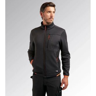 Diadora Chaqueta De Trabajo Polar Con Cremallera Fleece Techno - Negro/naranja 3xl