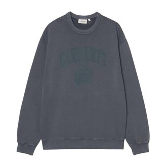 Carhartt Work in Progress Faded Pond Corps - Heren - Sweatshirts - Blauw - S - Katoen - Hoodies & sweatvesten