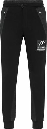 Plein Sport Heren, Broeken, Zwart, Maat: 2XL Katoen