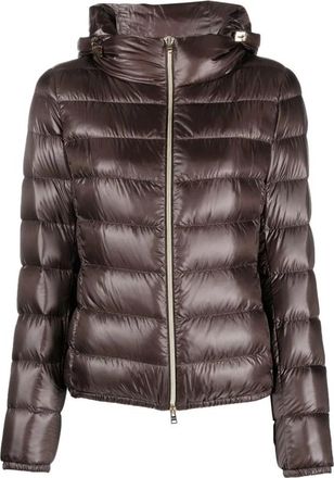 Herno Giada Down Jacket - Dames - Winterjassen - Bruin - XL - Nylon - Jassen