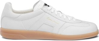 Santoni DBS Oly Sneaker - Heren - Sneakers - Wit - 41 1/2 EU - Leer - Schoenen