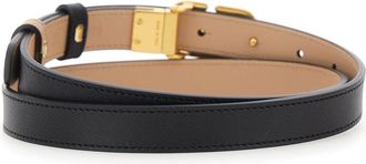 Valentino Garavani Womens Reversible Belt Vlogo Buckle Black Leather Calf