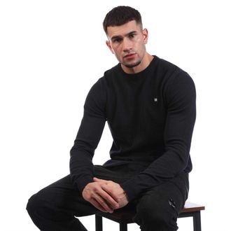 Weekend Offender Heren Argentini&euml; Katoen Crew Neck Trui (Marine)