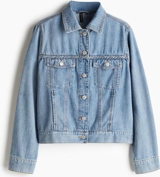 H&M Jeansjacke - Helles Denimblau