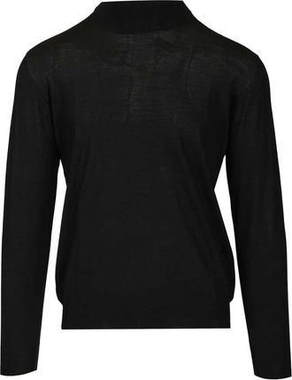 Fedeli Turtleneck Jumper - male - Fedeli - Turtlenecks - Black - 2XL - Knitwear
