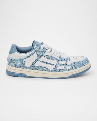 Amiri Skel Boucle Low-Top Sneakers