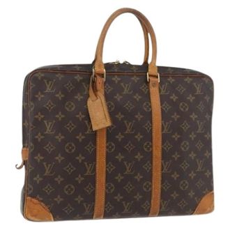 Louis Vuitton Pre-owned Handbags, female, Brown, Size: ONE SIZE Pre-owned Vintage Monogram Business Bag