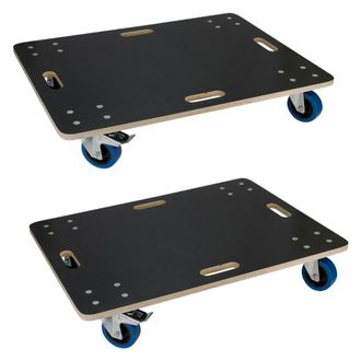 ECD Germany Ecd Germany 2x Plataformas De Carga Hasta 800kg Con Ruedas Para Mover Muebles O Electrodom&eacute;sticos 60x80cm Tabla Rodante De Transporte Con 2 Frenos Car