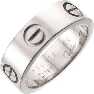 Cartier Love White Gold White Gold (18K) Band Ring (Pre-Owned)