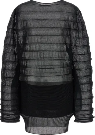 Issey Miyake Womens Black Polyester Sweatshirt Clothing