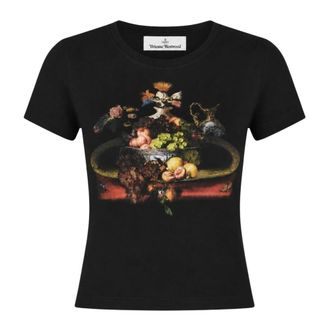 Vivienne Westwood Dames, Tops, Zwart, Maat: 2XS Katoen