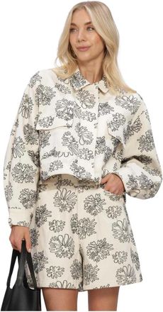 Amaya Amsterdam Myra Jacket - Dames - Overhemden - Veelkleurig - M - Katoen - Overhemden