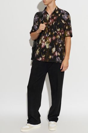 AllSaints Wildflower Shirt, Mens, Black