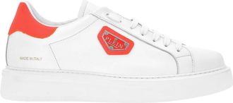 Philipp Plein Zapatillas Titan de ca&ntilde;a baja - Shoes - unisex - Blanco - 37 EU
