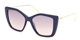 Max & Co. MO0065 90F Womens Sunglasses Blue Size 54