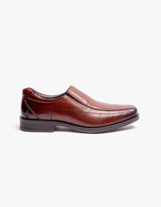 Hush Puppies Mens Hush Puppies BRODY Mens Slip-On Shoes Chocolate - Brown - Size: 11