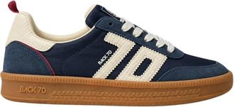 Back70 Double Sneaker - Heren - Sneakers - Blauw - 45 EU - Katoen - Schoenen