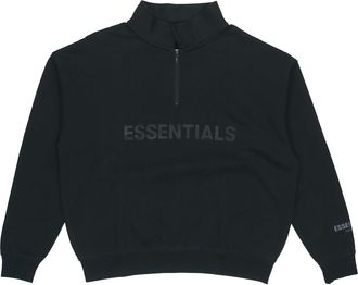 Fear of God FW20 Half Zip Sweatshirt Black 0192250500211001