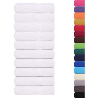 vidaXL Toallas De Mano 50 Piezas Blanco 50x100cm 360 G/m&sup2; 100% Algod&oacute;n Vidaxl