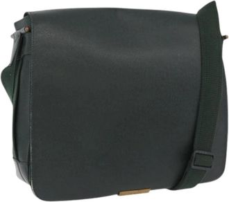 Louis Vuitton Pre-owned Vintage Taiga Schoudertas - Dames - Vintage Schoudertas - Groen - ONE Size - Leer - Vintage