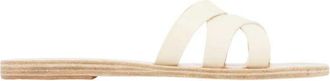 Ancient Greek Sandals Off-White Dionysia Leren Sandaal - Dames - Sandalen - Wit - 39 EU - Leer - Schoenen