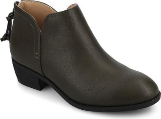 Journee Collection JOURNEE Livvy Ankle Bootie in Vintage Olive at Nordstrom Rack, Size 8.5