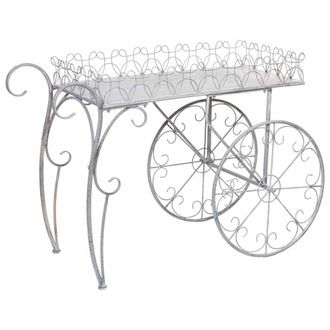 Wanderlust Deco Carro expositor de metal 114.94x55.25x78.11h cm