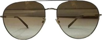 Givenchy Pre-owned Aviator Zonnebril - Dames - Vintage Accessoires - Bruin - ONE Size - Vintage