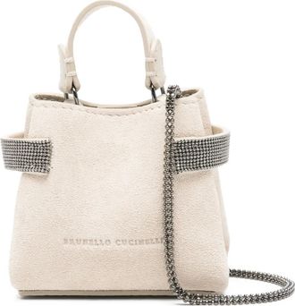 Brunello Cucinelli Pouch con decorazione - Toni neutri