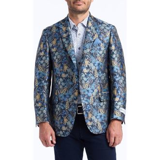 Robert Graham Radford Tailored Fit Floral Jacquard Sport Coat in Multi at Nordstrom, Size 42